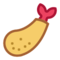 Fried Shrimp emoji on HTC